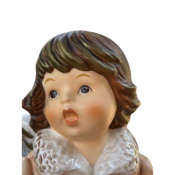 Goebel Angel Figurine 42 829 22 Frobek Weihnacht Signed 9” (22cm) Christmas - Picture 5 of 10